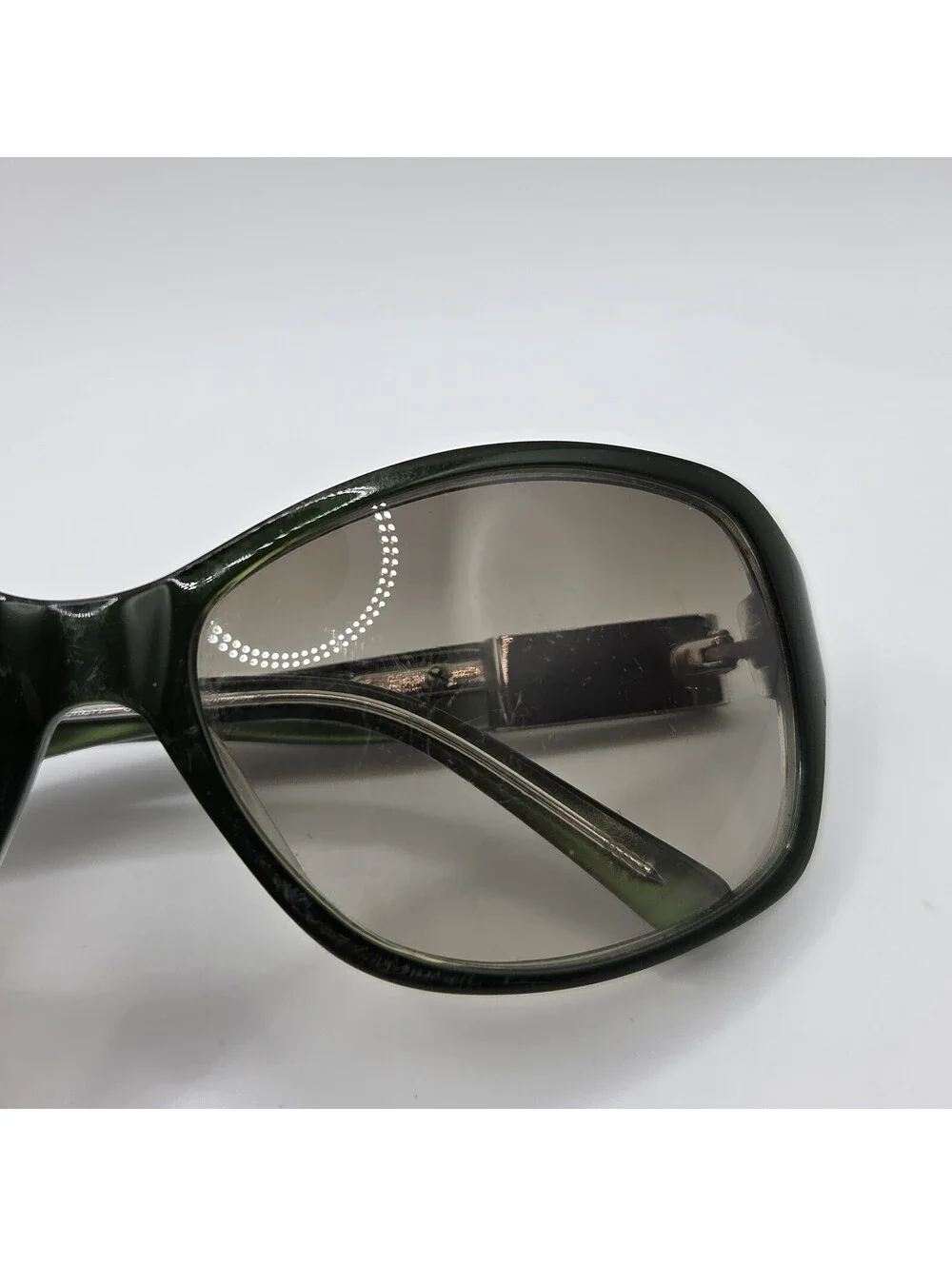 Calvin Klein Collection Green Sunglasses Glasses Frames Only CK 7747S 324 Italy
